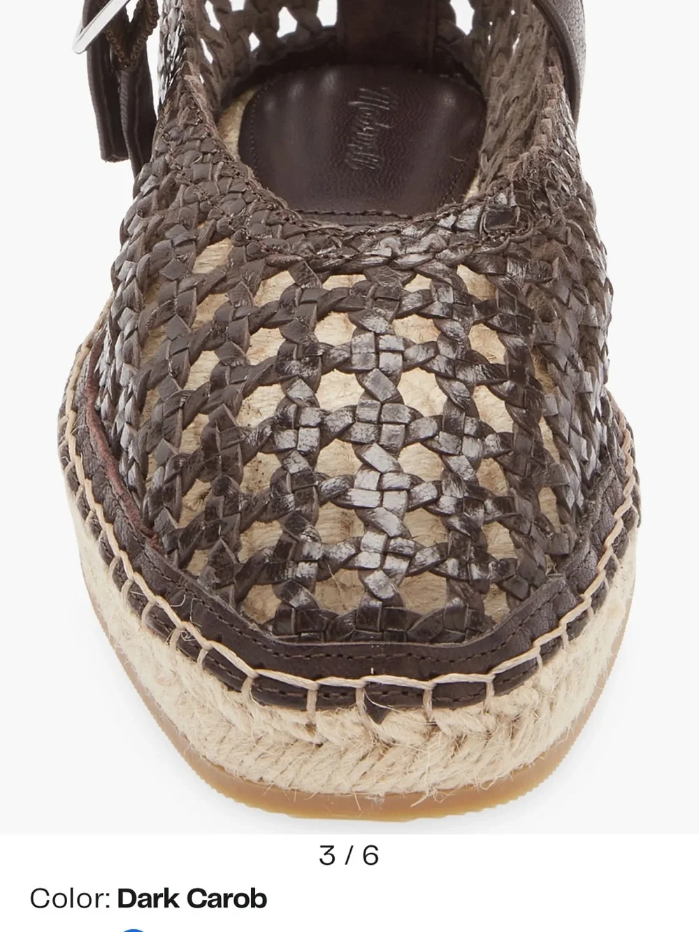 Madewell Remy Mary Jane Espadrille - Black Woven Leather